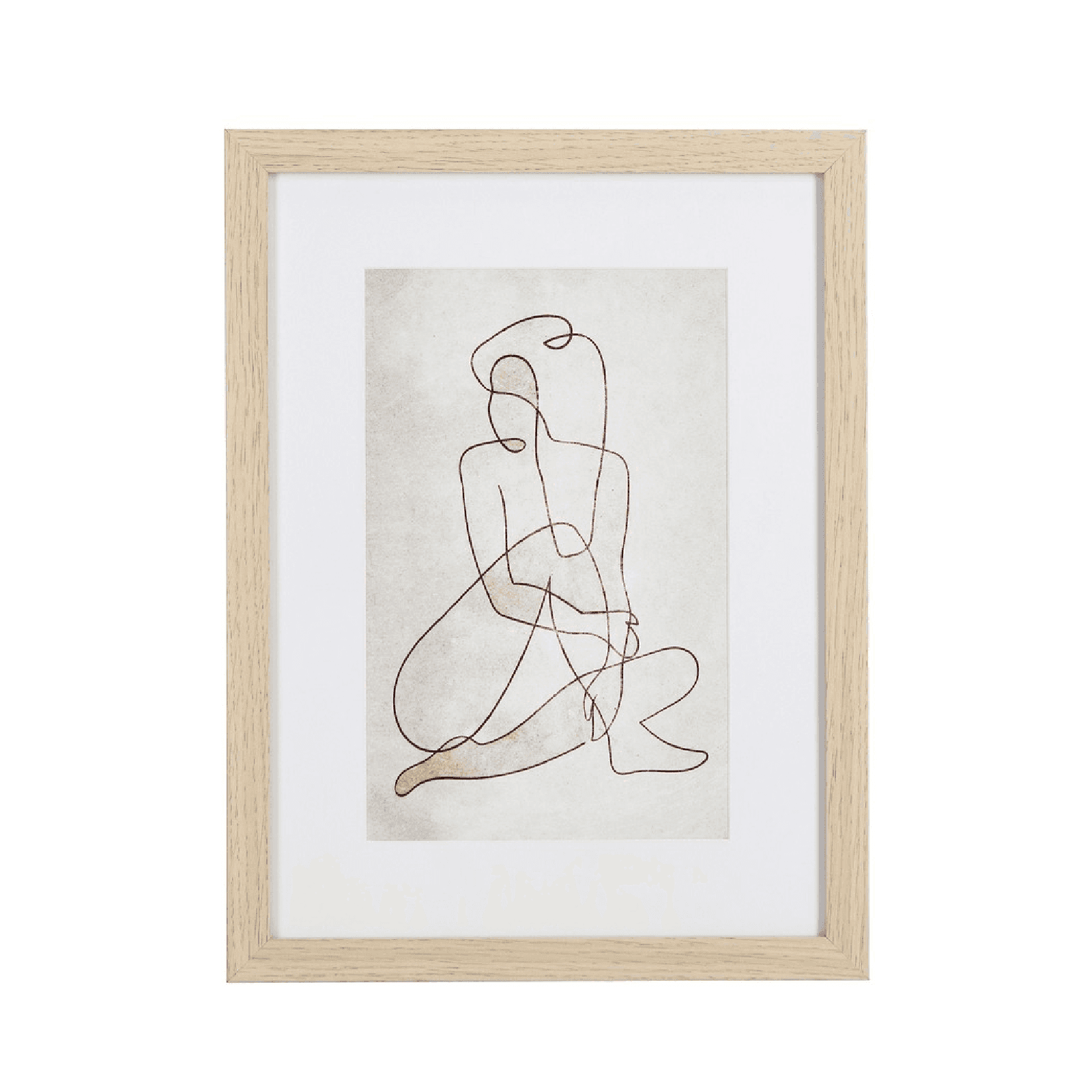 Quadro refined 30 x 40 con stampa su carta, vetro, mdf