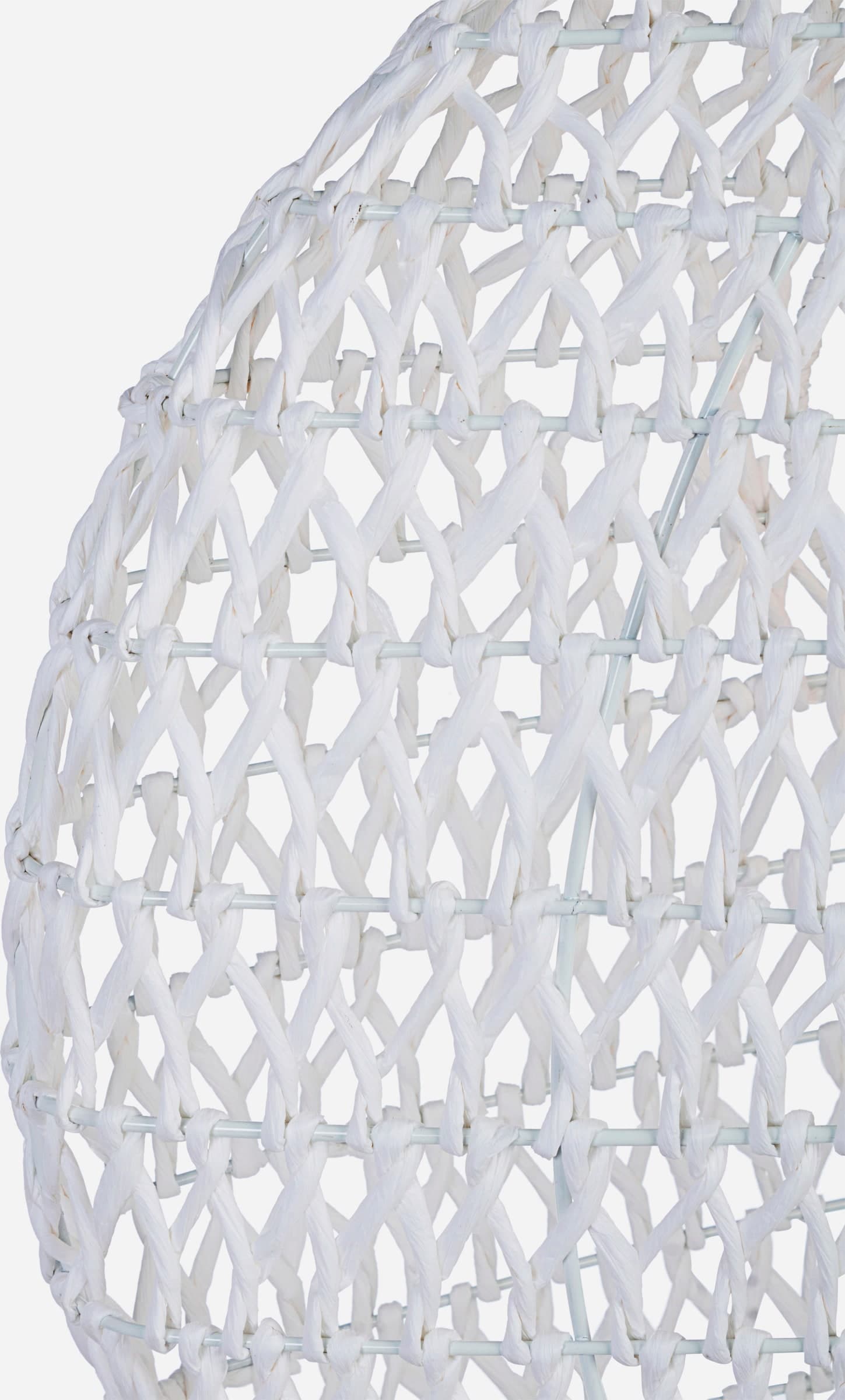 Lampadario "Pending" bianco in acciaio e carta in Lampade a sospensione Decor Space - Altamura, commercioVirtuoso.it