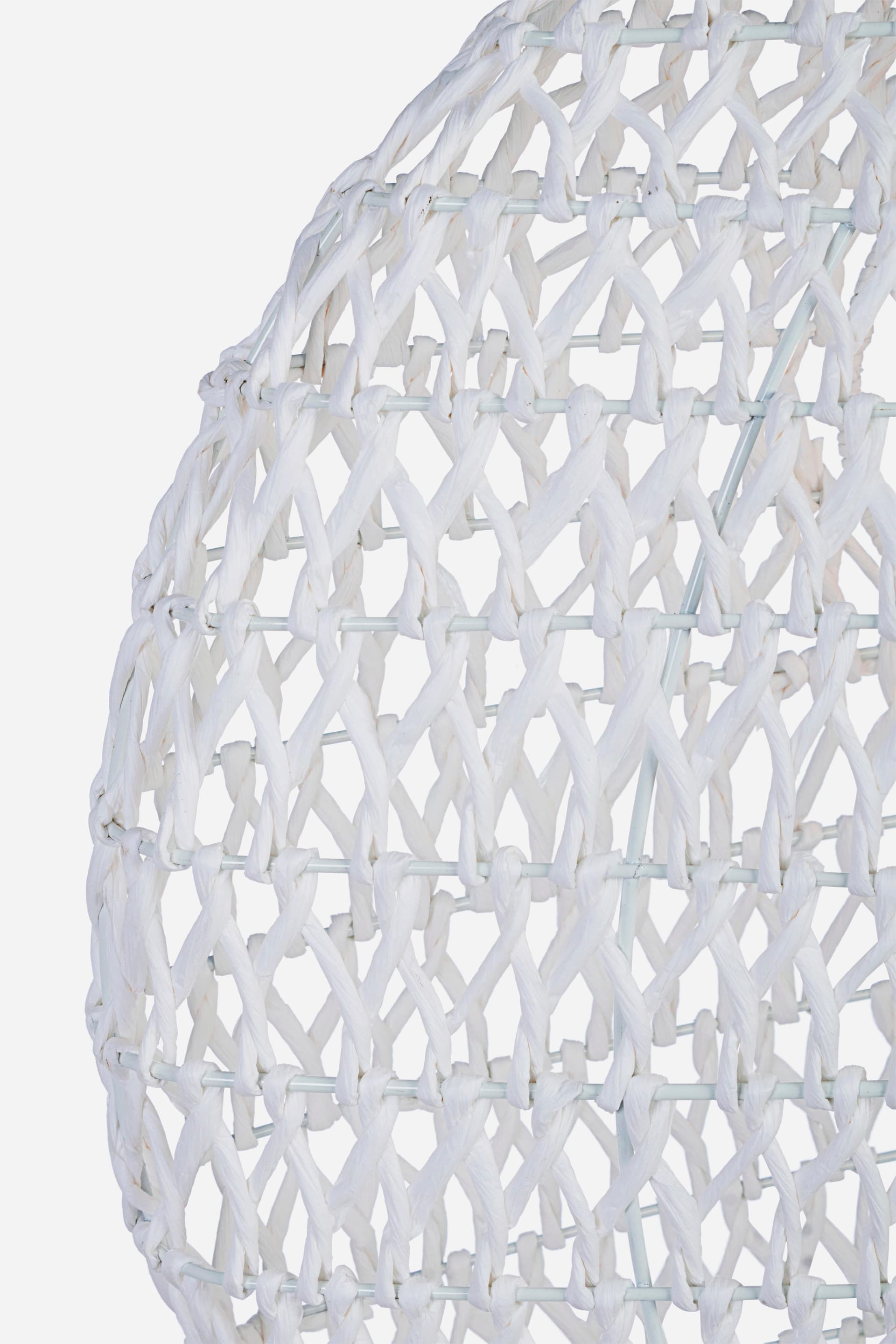 Lampadario "Pending" bianco in acciaio e carta in Lampade a sospensione Decor Space - Altamura, commercioVirtuoso.it