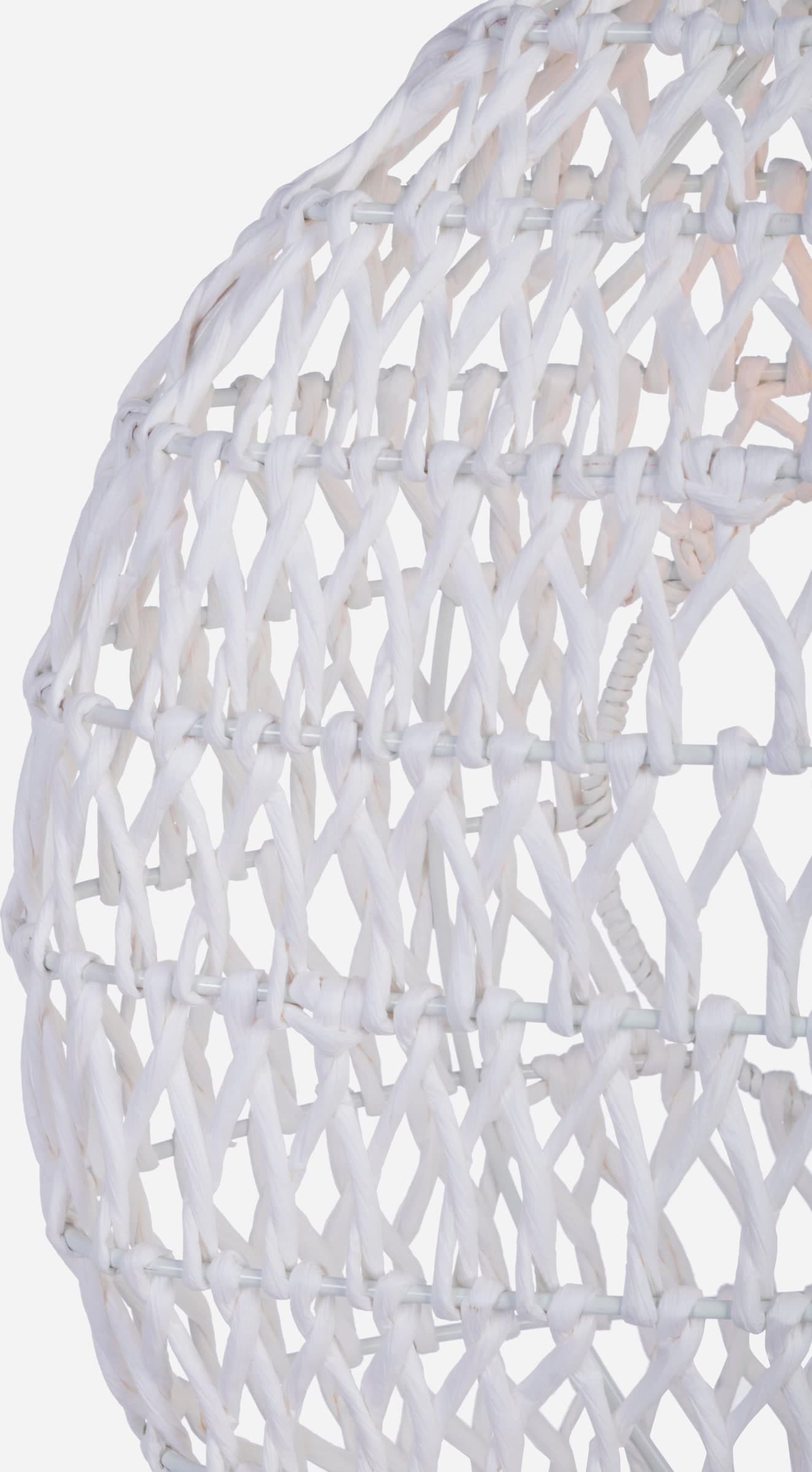 Lampadario "Pending" bianco in acciaio e carta in Lampade a sospensione Decor Space - Altamura, commercioVirtuoso.it