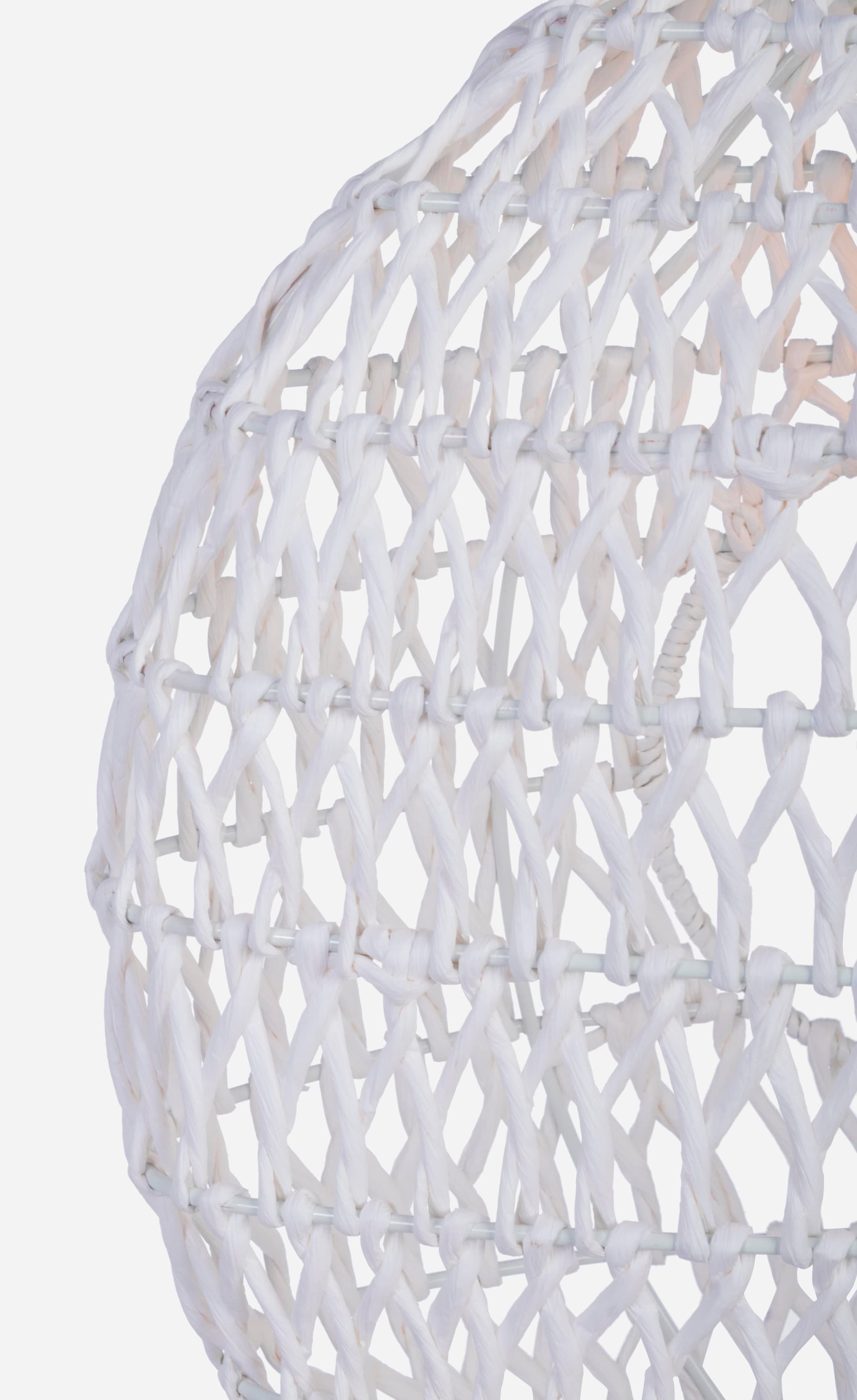 Lampadario "Pending" bianco in acciaio e carta in Lampade a sospensione Decor Space - Altamura, commercioVirtuoso.it