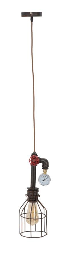 Lampadario "Manhattan" in metallo stile tubatura per interni in Lampade a sospensione Decor Space - Altamura, commercioVirtuoso.it