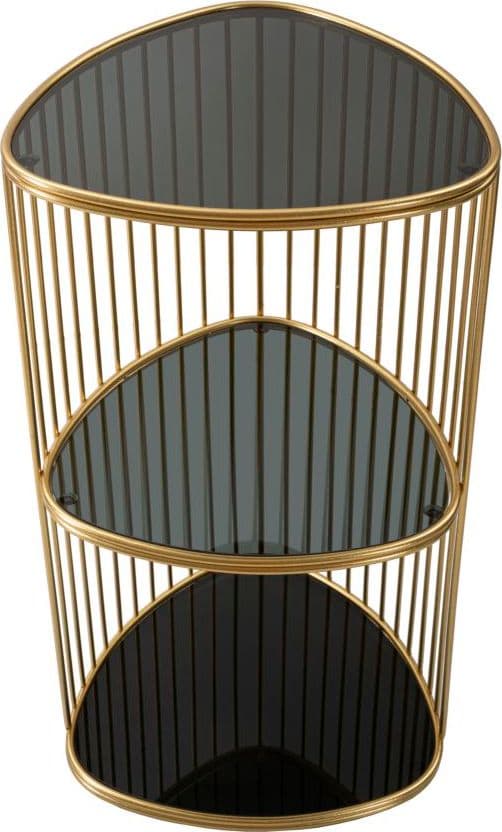 Porta telefono "Triple" struttura in metallo e ripiani in vetro per interni in Console e tavoli da divano Decor Space - Altamura, commercioVirtuoso.it