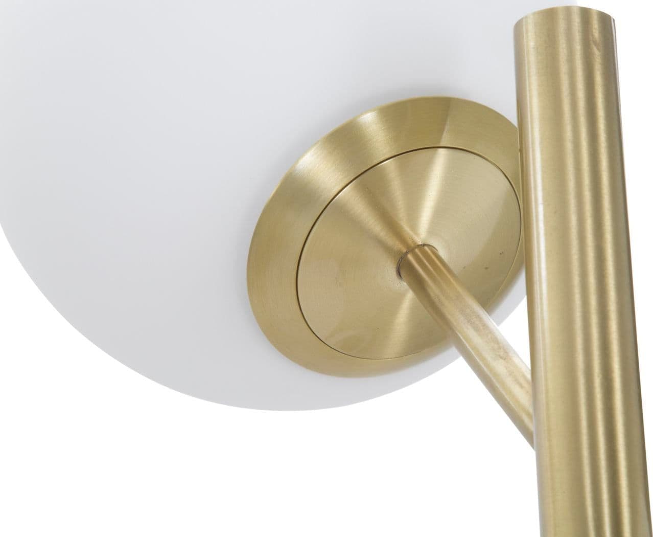 Lampada da terra "Glamy" struttura in metallo color oro e vetro per interni in Lampade da terra Decor Space - Altamura, commercioVirtuoso.it