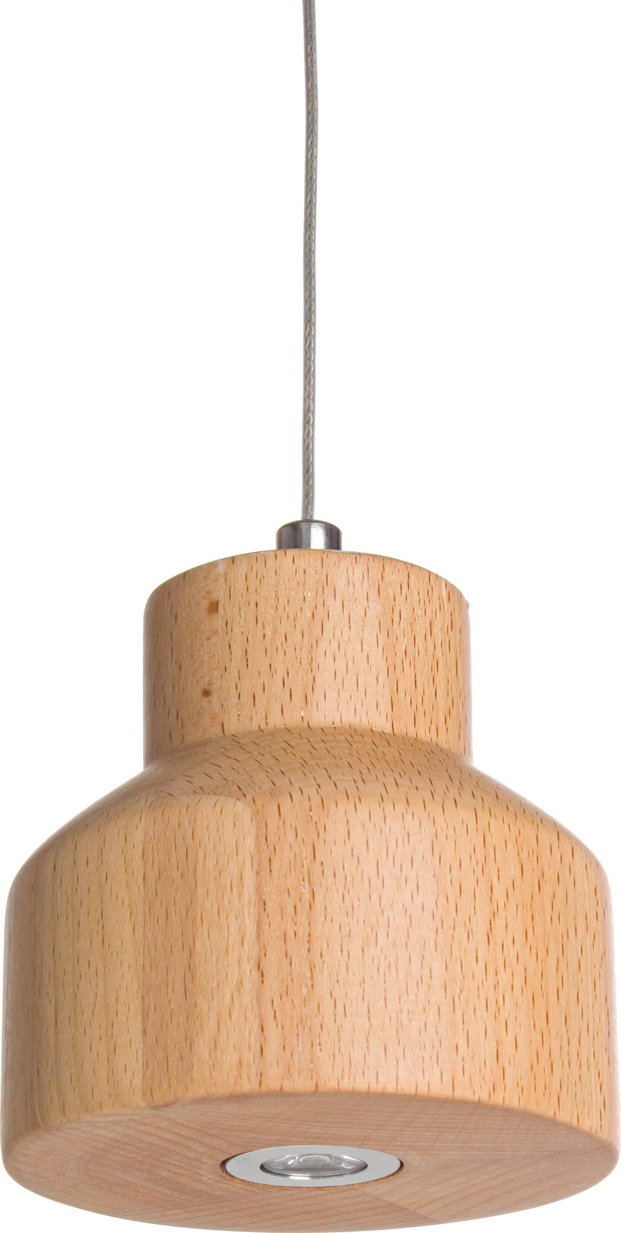 Lampadario "Led Paullo" in faggio 10x11.5 in Lampade a sospensione Decor Space - Altamura, commercioVirtuoso.it