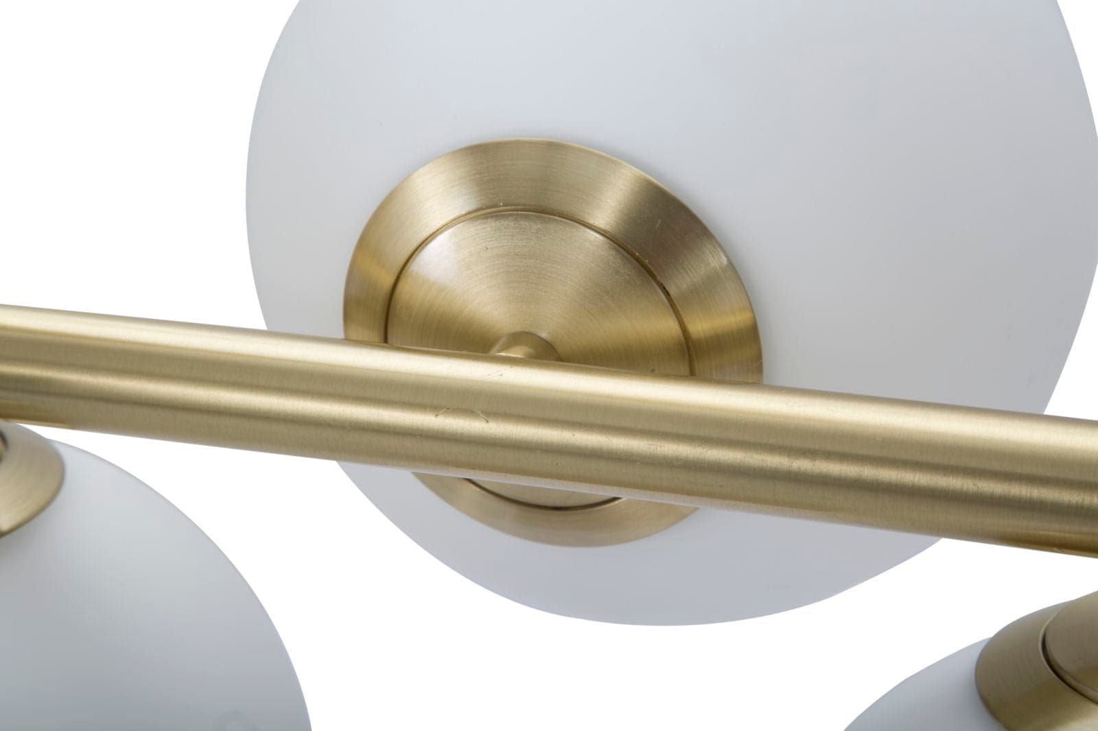 Lampadario "Glamy" struttura in metallo color oro e vetro per interni in Lampade a sospensione Decor Space - Altamura, commercioVirtuoso.it