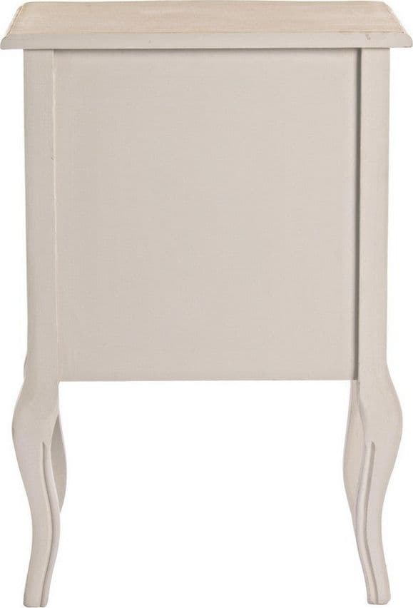 Comodino "Clarisse" per camera, Struttura In Legno Paulownia Con Piano Impiallacciato in Comodini Decor Space - Altamura, commercioVirtuoso.it