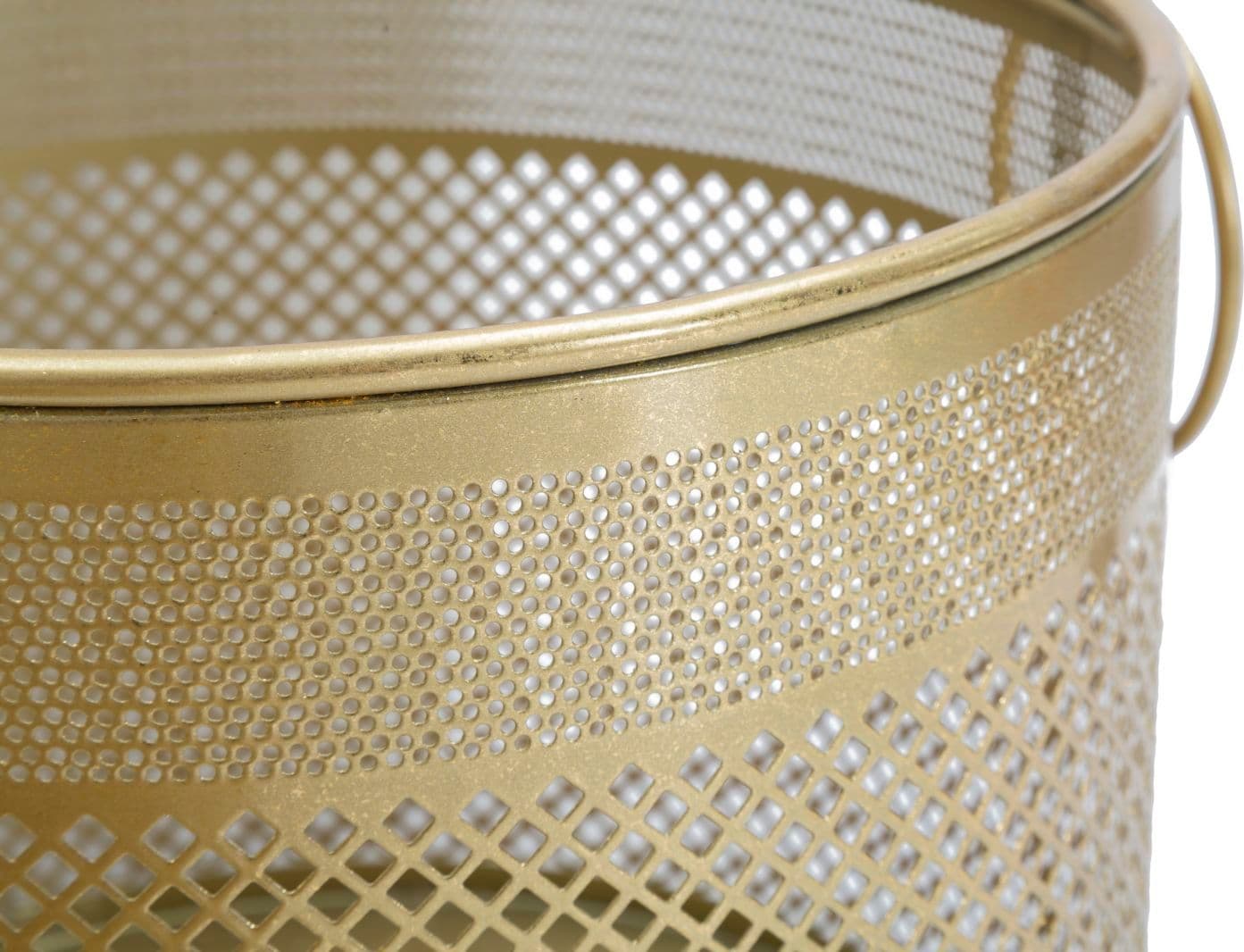 Porta vasi struttura in metallo color oro per interni set da 3 in Portavasi Decor Space - Altamura, commercioVirtuoso.it