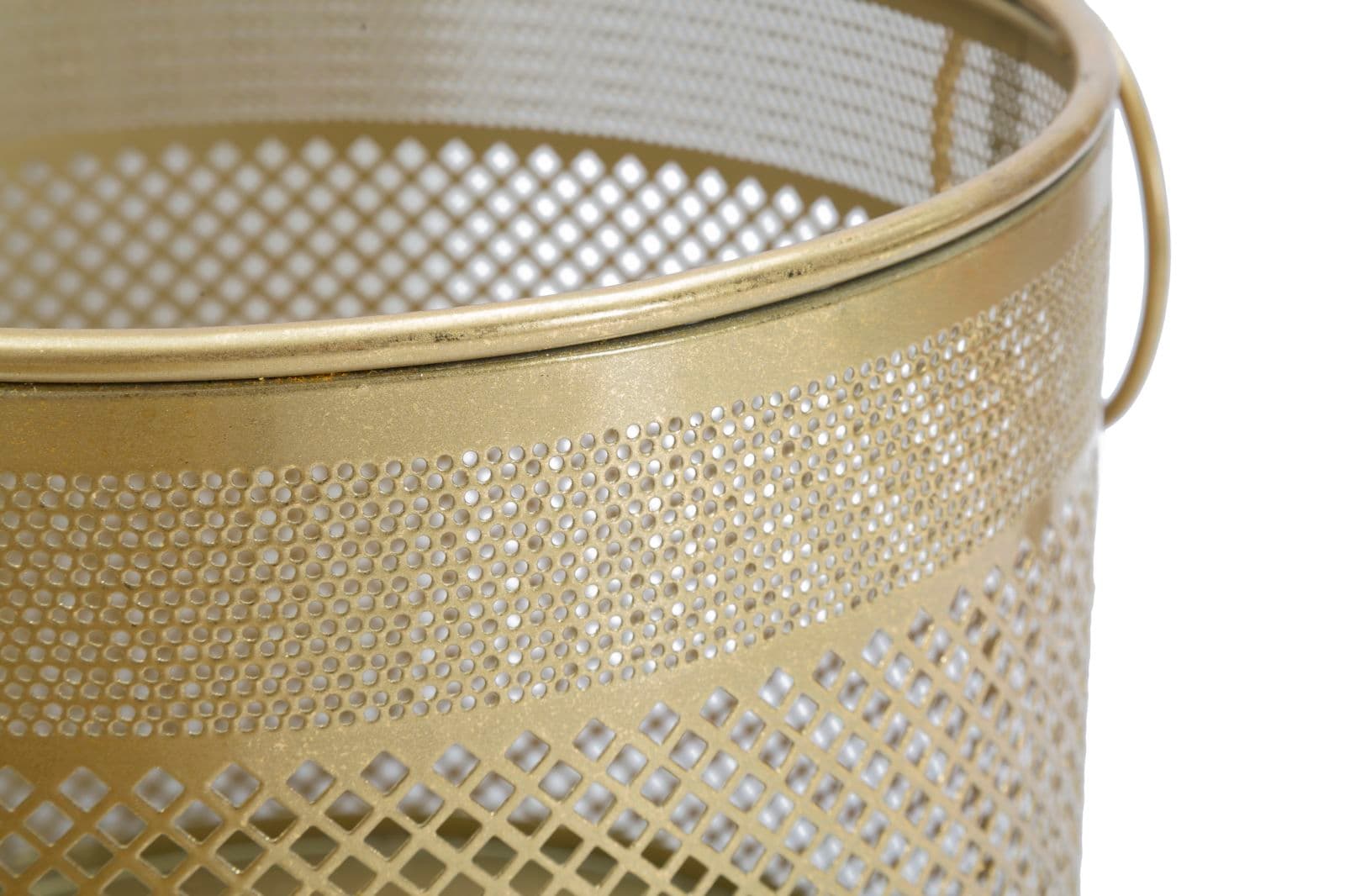 Porta vasi struttura in metallo color oro per interni set da 3 in Portavasi Decor Space - Altamura, commercioVirtuoso.it
