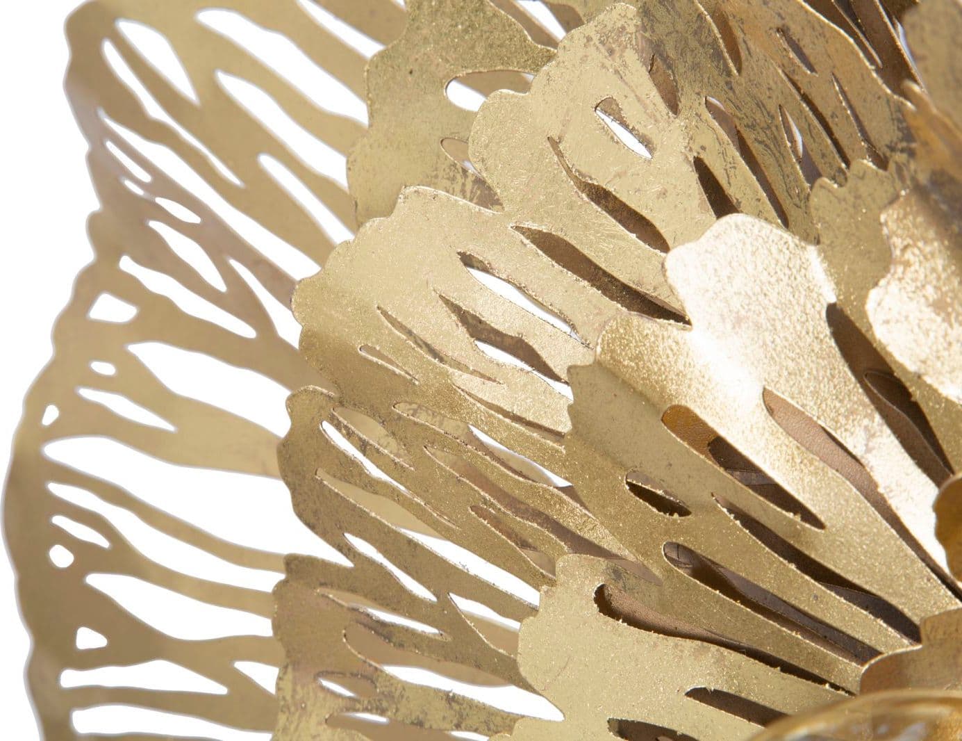 Lampada da muro "Ibis" struttura in metallo color oro per interni in Applique Decor Space - Altamura, commercioVirtuoso.it