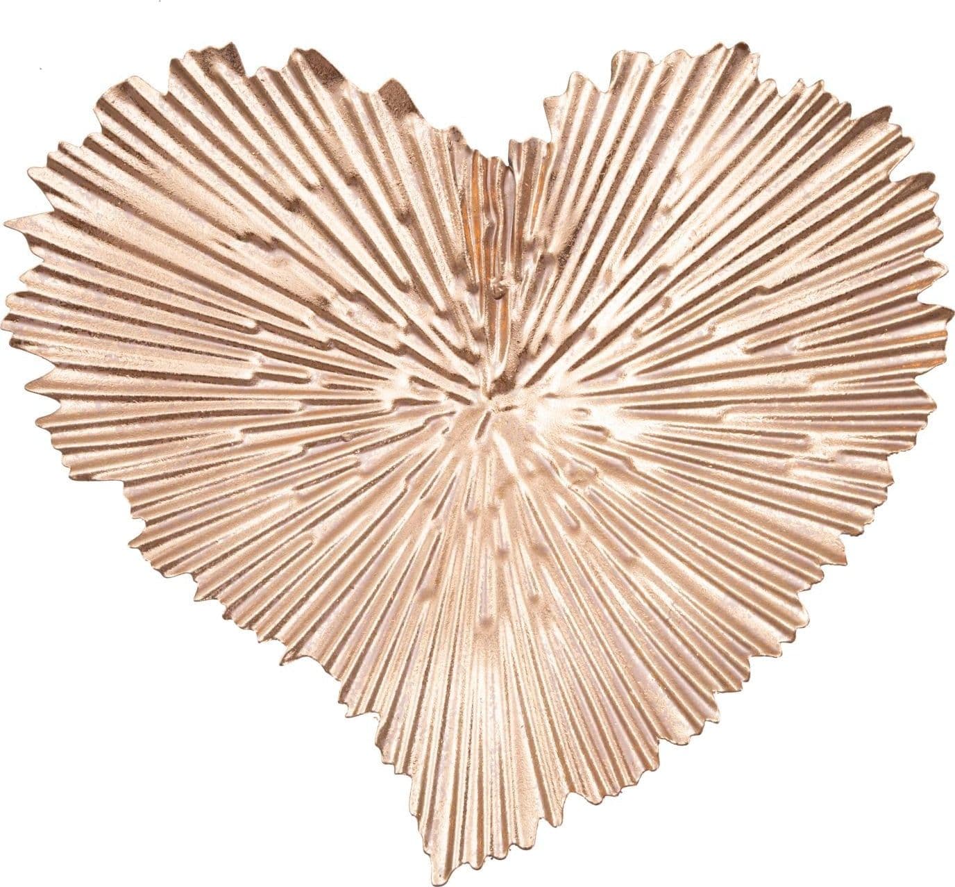 Svuota tasche cuore in metallo colore per interni in Statuine Decor Space - Altamura, commercioVirtuoso.it