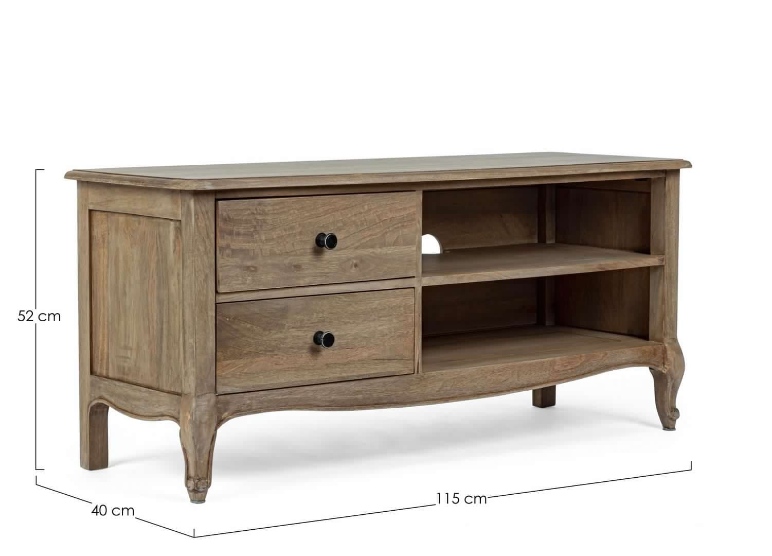 Mobile porta TV "Domitille" per interno 115 x 40 x 52h cm in Pareti attrezzate Decor Space - Altamura, commercioVirtuoso.it