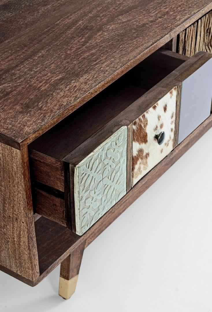 Mobile porta TV "Dhaval" per interno 140 x 40 x 48h cm in Pareti attrezzate Decor Space - Altamura, commercioVirtuoso.it