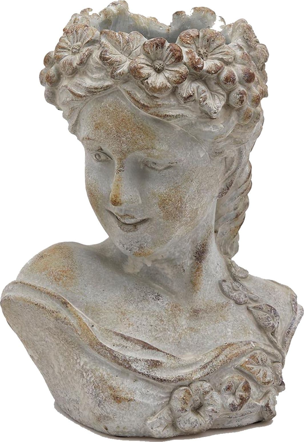 Statua decorativa vaso testa da giardino e veranda scultura greca Cemento in Statue Decor Space - Altamura, commercioVirtuoso.it