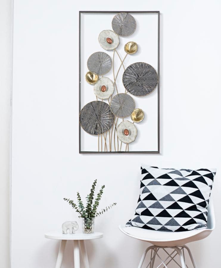 Pannello decorativo Grid in ferro per decorazioni ambienti in Sculture a parete Decor Space - Altamura, commercioVirtuoso.it