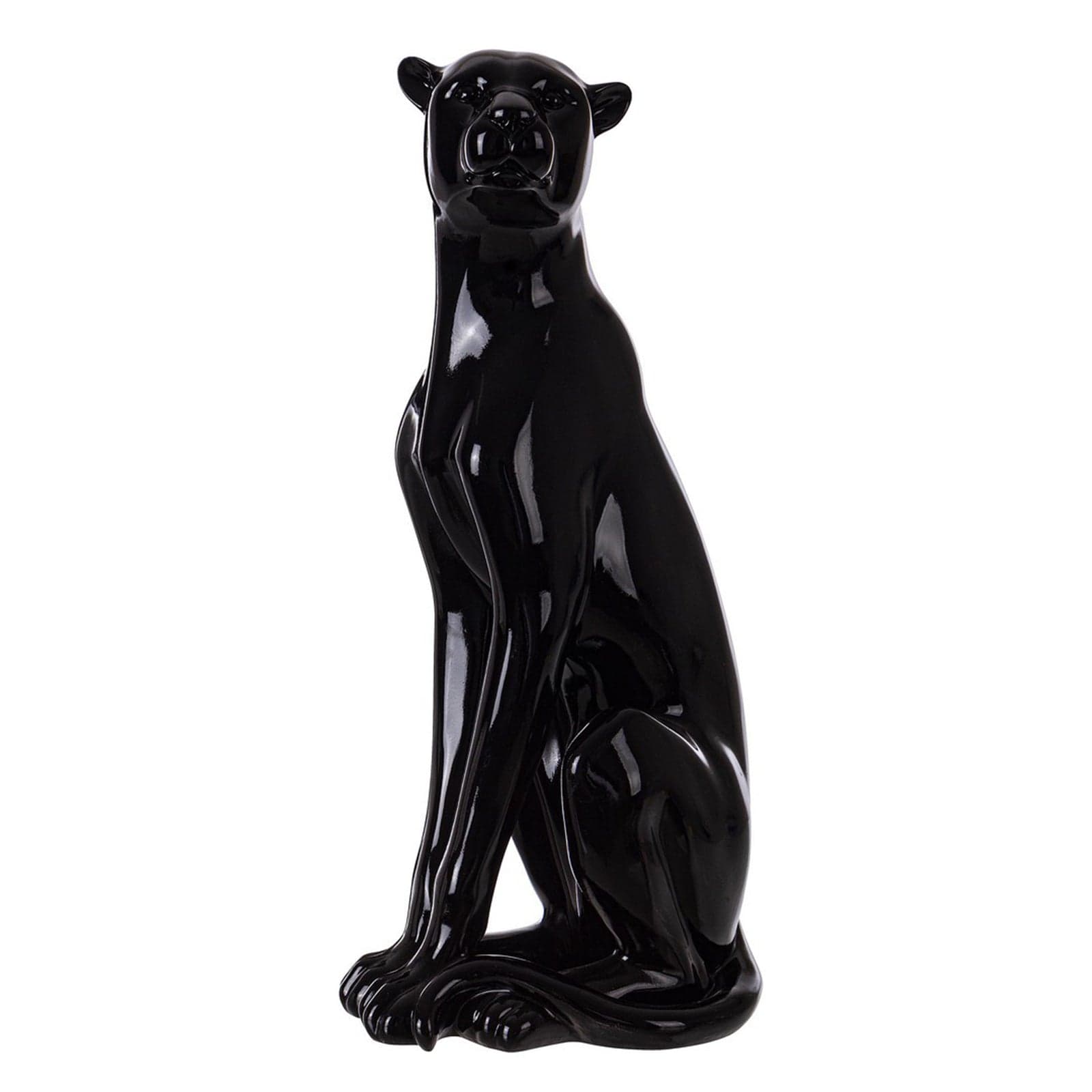 Statuetta decorativa "Leopardo Olympus", in poliresina resistente all'acqua, da 60 cm in Statuine Decor Space - Altamura, commercioVirtuoso.it