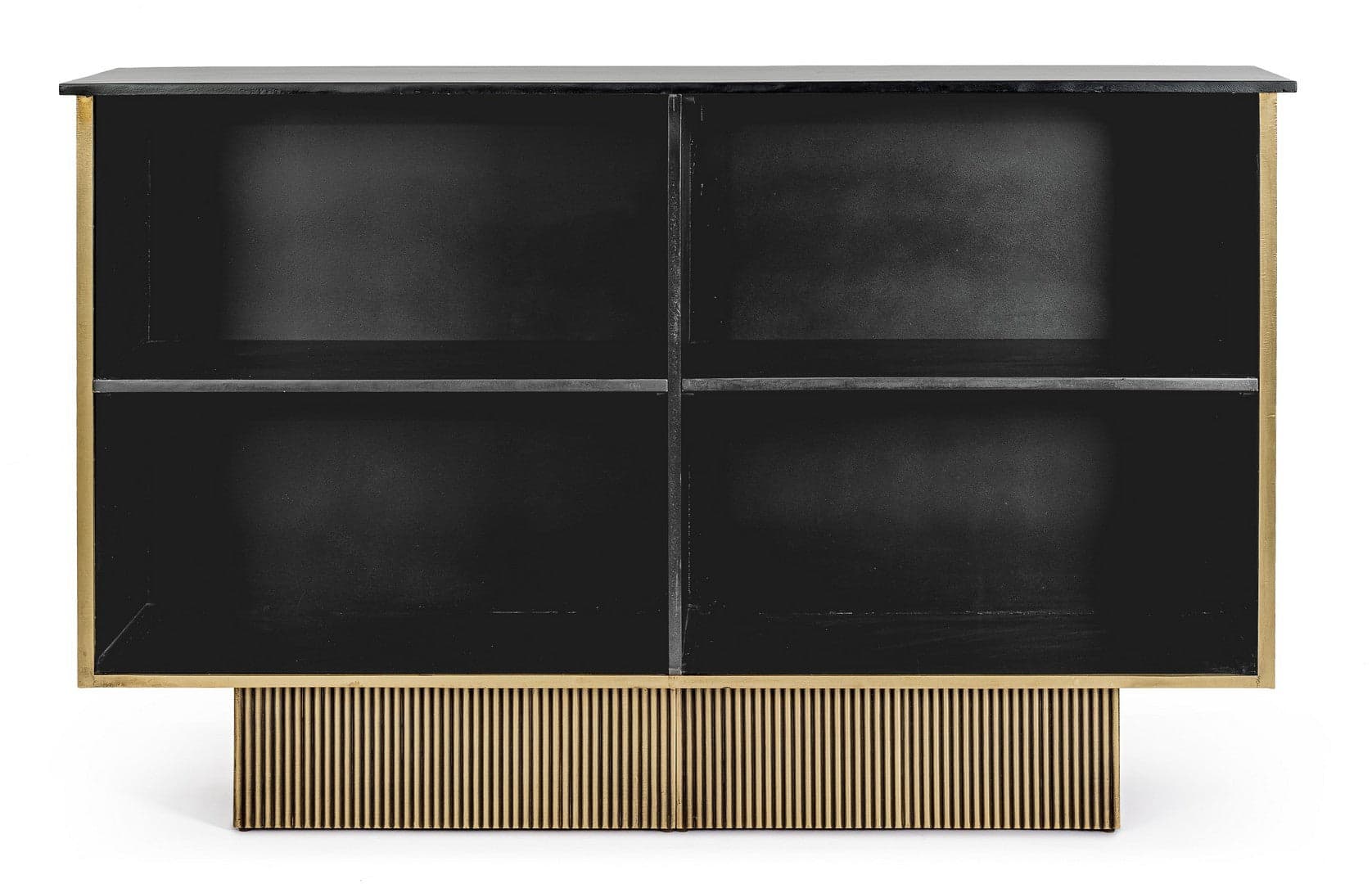 Mobile da bar "Virat" in legno di mango, struttura in mdf da 160 x 40 x 100 cm in Porta bottiglie da vino Decor Space - Altamura, commercioVirtuoso.it