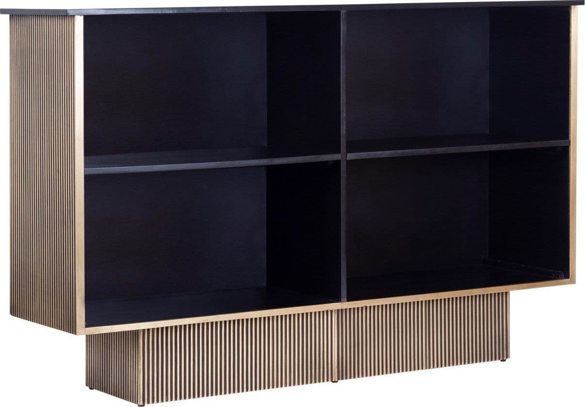 Mobile da bar "Virat" in legno di mango, struttura in mdf da 160 x 40 x 100 cm in Porta bottiglie da vino Decor Space - Altamura, commercioVirtuoso.it