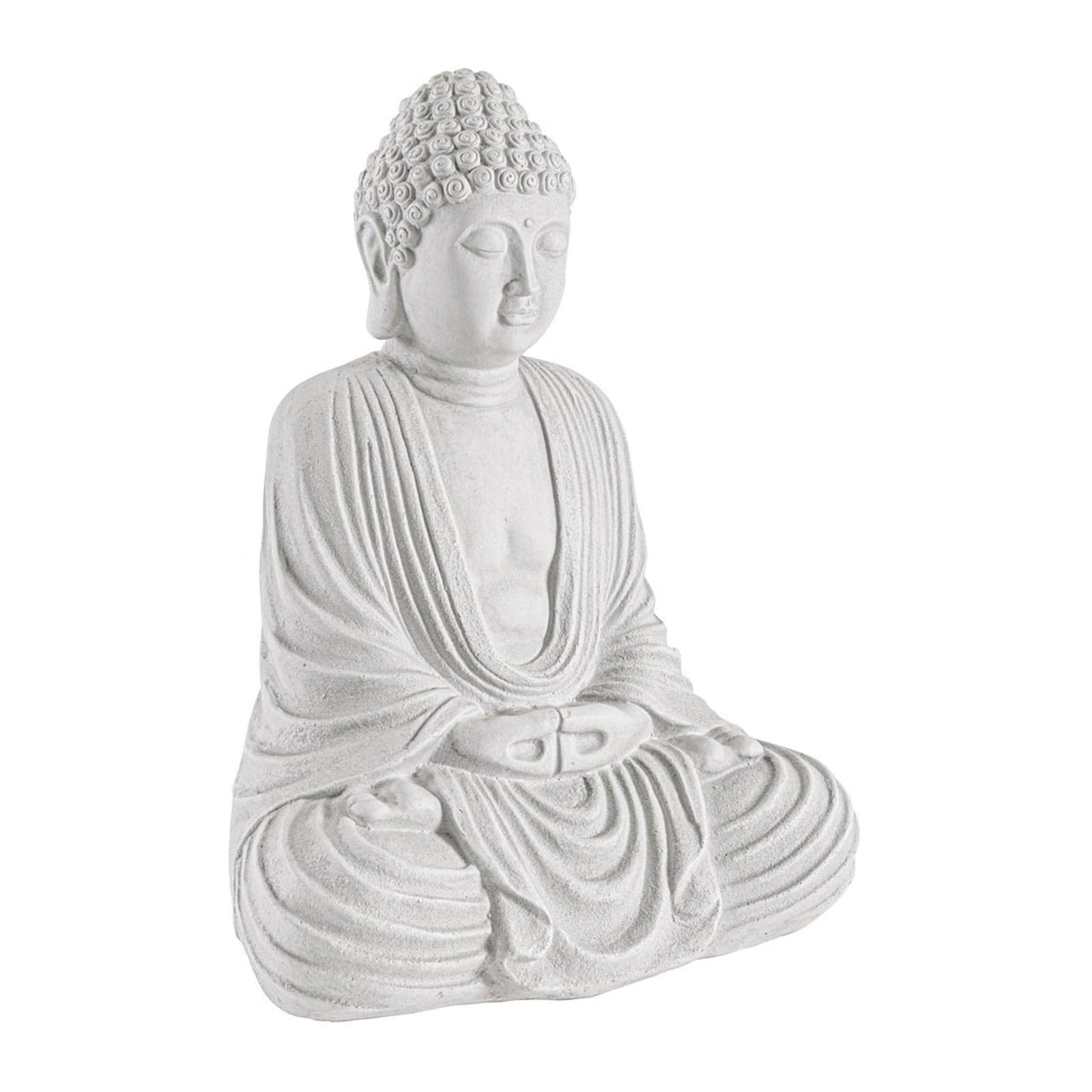 Statuetta di Buddha "Pattaya" in Fibra di Vetro e Argilla, decorazione per uso esterno. in Statue Decor Space - Altamura, commercioVirtuoso.it