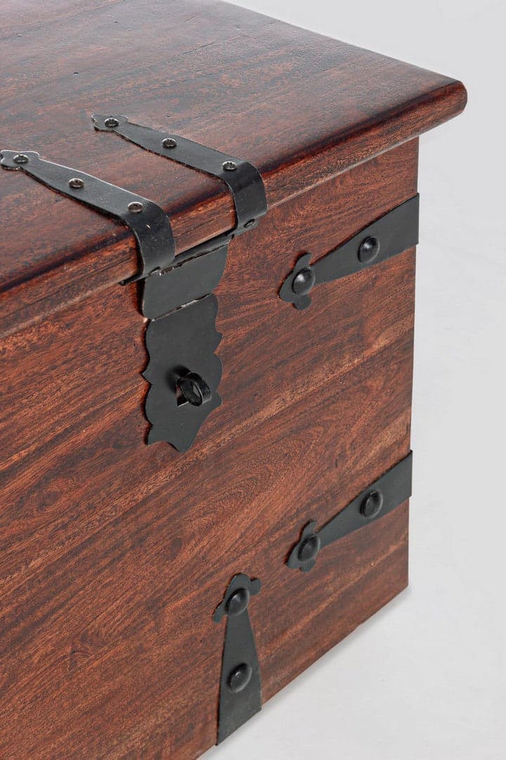 Panche "Jaipur" con contenitore, in legno di Acacia massiccio, per interno in Panche regolabili Decor Space - Altamura, commercioVirtuoso.it
