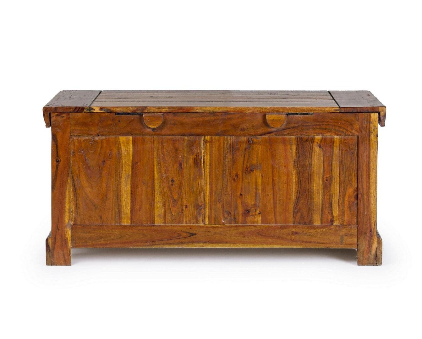 Mobile da bar "Chateaux" in legno di acacia indiano, finitura rustica da 100 x 46 x 48 cm in Porta bottiglie da vino Decor Space - Altamura, commercioVirtuoso.it