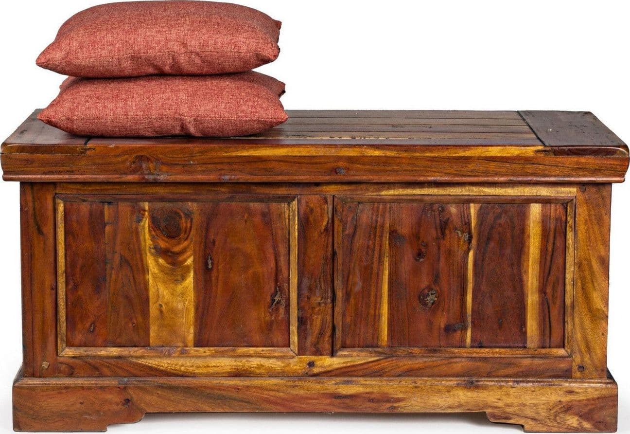 Mobile da bar "Chateaux" in legno di acacia indiano, finitura rustica da 100 x 46 x 48 cm in Porta bottiglie da vino Decor Space - Altamura, commercioVirtuoso.it