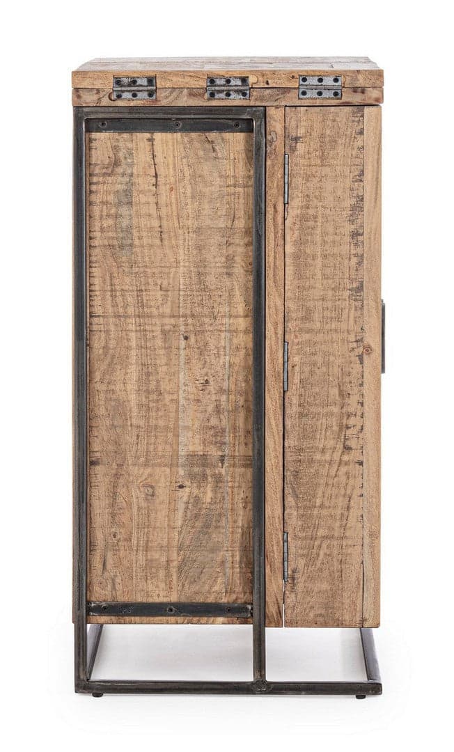 Mobile da bar "Elmer" con 2 ante, struttura in legno d'acacia, da 80 x 48 x 99 cm in Credenze e buffet Decor Space - Altamura, commercioVirtuoso.it