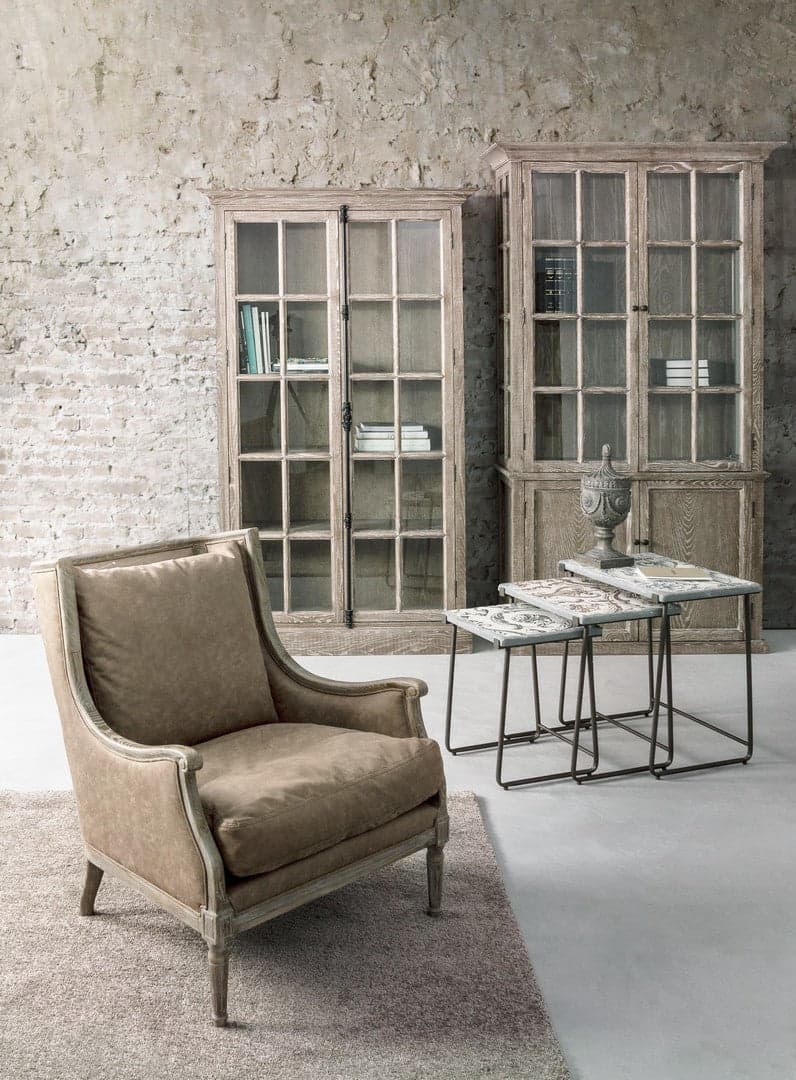 Vetrina "Columbia" per interno, in frassino, schienale e laterali in compensato in Vetrinette Decor Space - Altamura, commercioVirtuoso.it