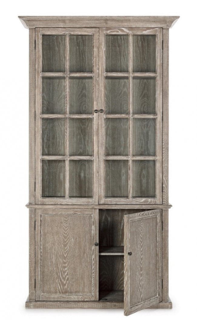 Vetrina "Columbia" per interno, in frassino, schienale e laterali in compensato in Vetrinette Decor Space - Altamura, commercioVirtuoso.it