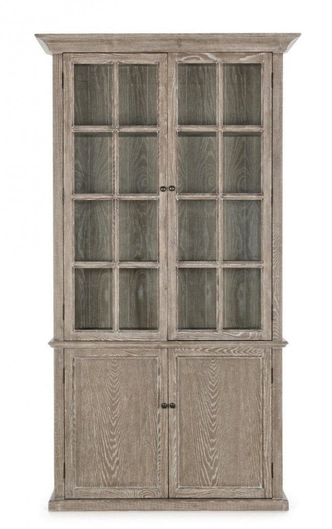 Vetrina "Columbia" per interno, in frassino, schienale e laterali in compensato in Vetrinette Decor Space - Altamura, commercioVirtuoso.it