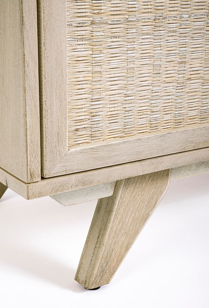 Mobile da bar "Sahana" da 4 ante in legno di mango, struttura in mdf da 85 x 40 x 123 cm in Credenze e buffet Decor Space - Altamura, commercioVirtuoso.it
