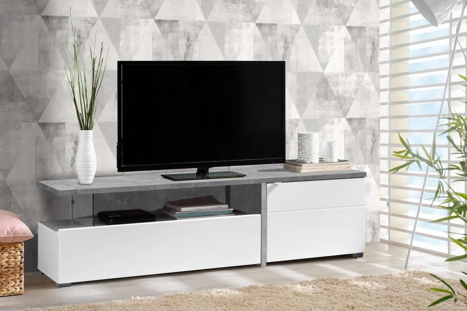 Mobile porta TV "Amelie" per interno 160,5 x 40 x 44,5h cm in Pareti attrezzate Decor Space - Altamura, commercioVirtuoso.it