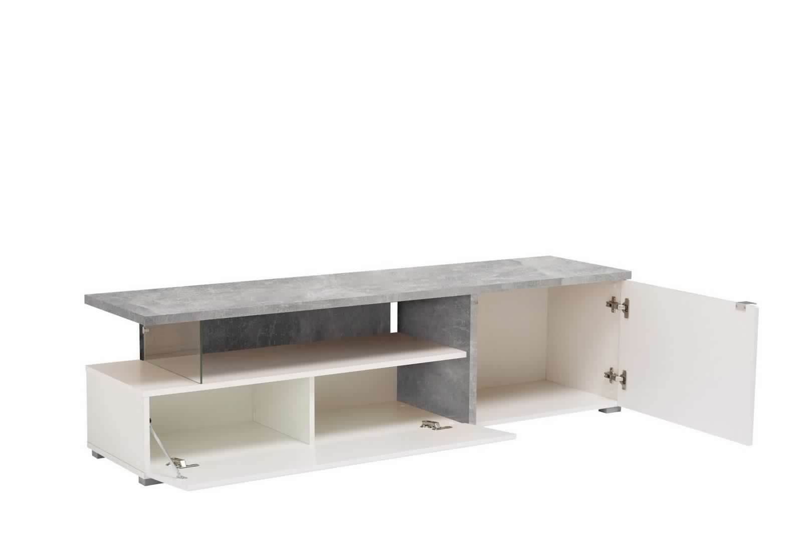 Mobile porta TV "Amelie" per interno 160,5 x 40 x 44,5h cm in Pareti attrezzate Decor Space - Altamura, commercioVirtuoso.it
