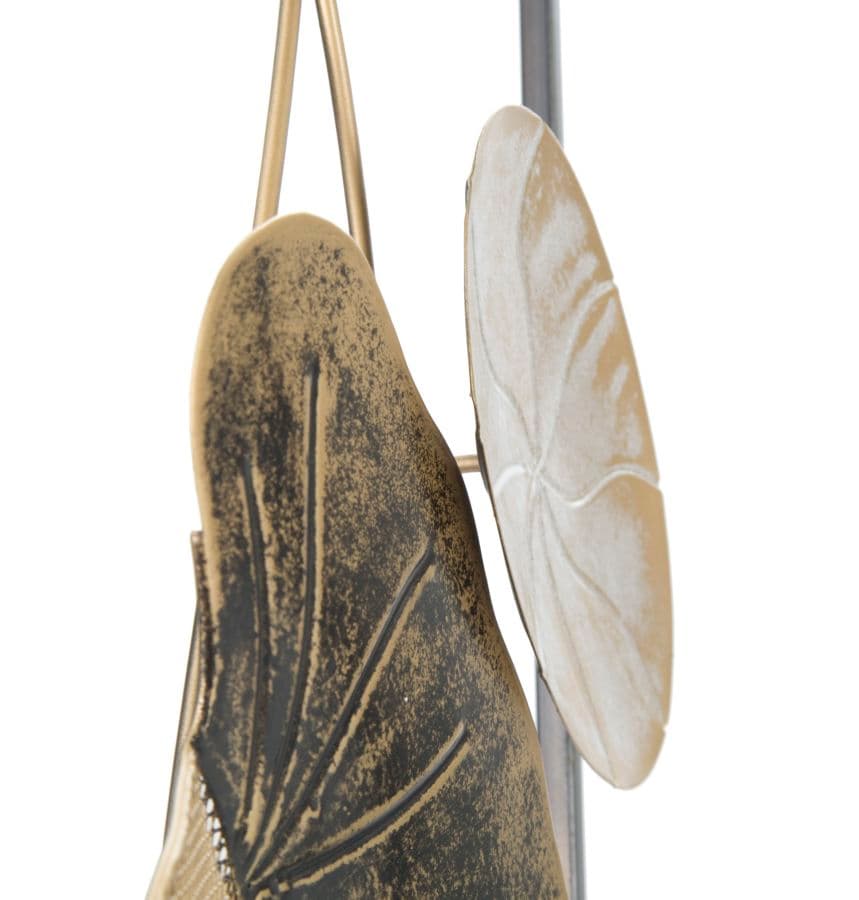 Pannello con foglie decorative in ferro per decorazioni ambienti in Sculture a parete Decor Space - Altamura, commercioVirtuoso.it