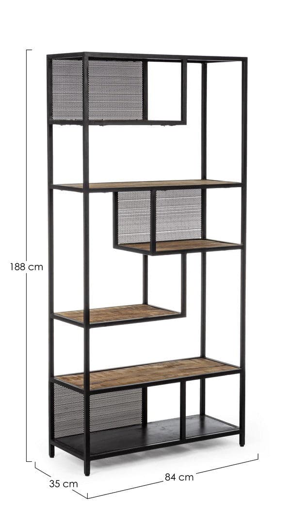 Libreria "Roderic" porta oggetti, mobile per interno in Librerie Decor Space - Altamura, commercioVirtuoso.it