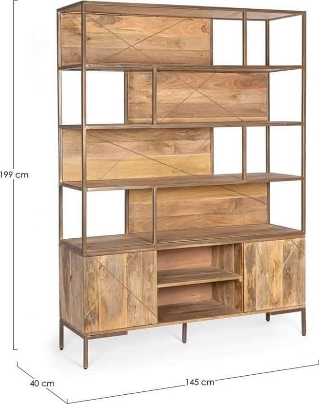 Libreria "Jaidev" porta oggetti, mobile per interno in Librerie Decor Space - Altamura, commercioVirtuoso.it