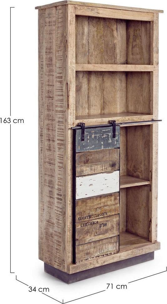 Libreria "Tudor" porta oggetti, mobile per interno in Librerie Decor Space - Altamura, commercioVirtuoso.it