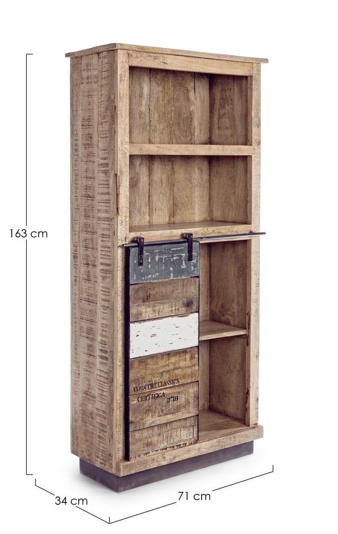 Libreria "Tudor" porta oggetti, mobile per interno in Librerie Decor Space - Altamura, commercioVirtuoso.it