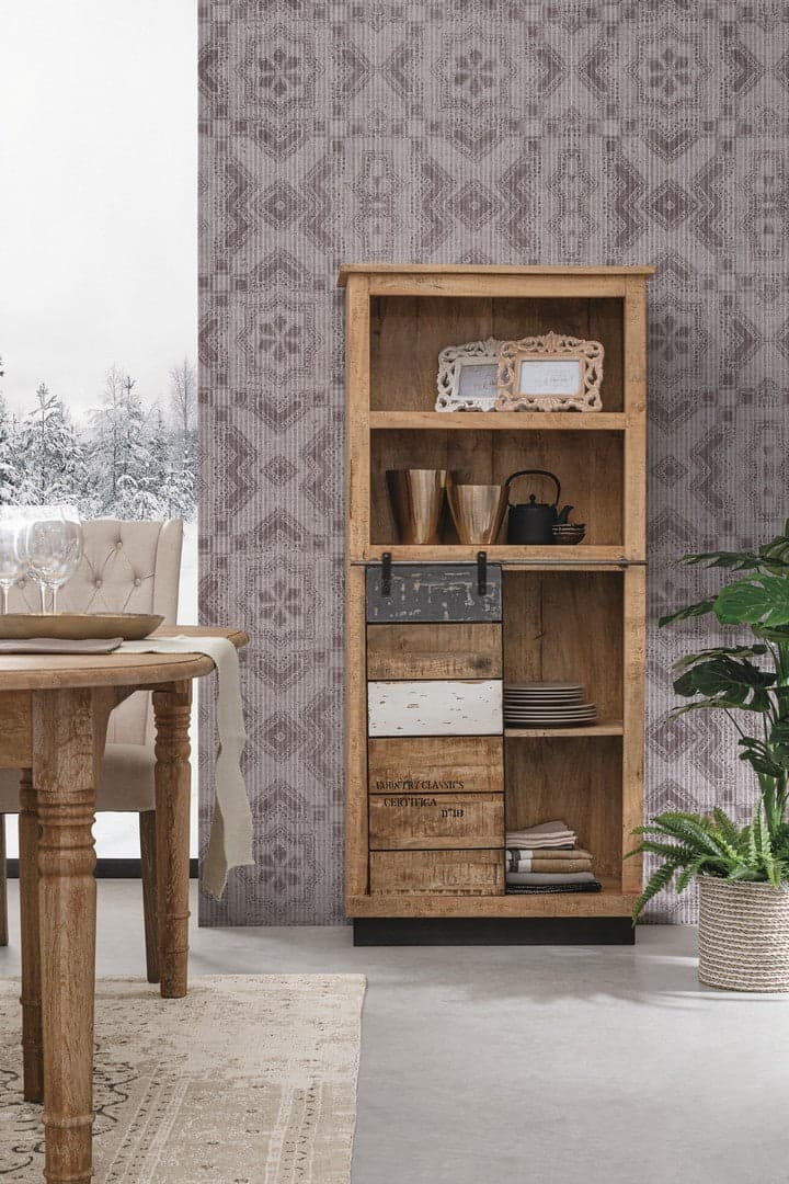 Libreria "Tudor" porta oggetti, mobile per interno in Librerie Decor Space - Altamura, commercioVirtuoso.it