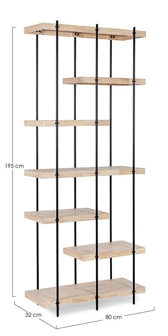 Libreria "District" porta oggetti, mobile per interno in Librerie Decor Space - Altamura, commercioVirtuoso.it