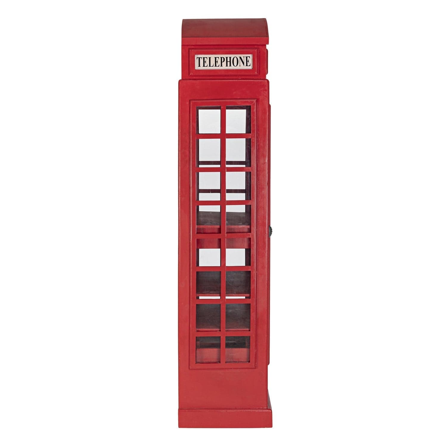 Libreria cabina telefonica Inglese Rossa, Mobile Bar londinese con vetri laterali in Librerie Decor Space - Altamura, commercioVirtuoso.it