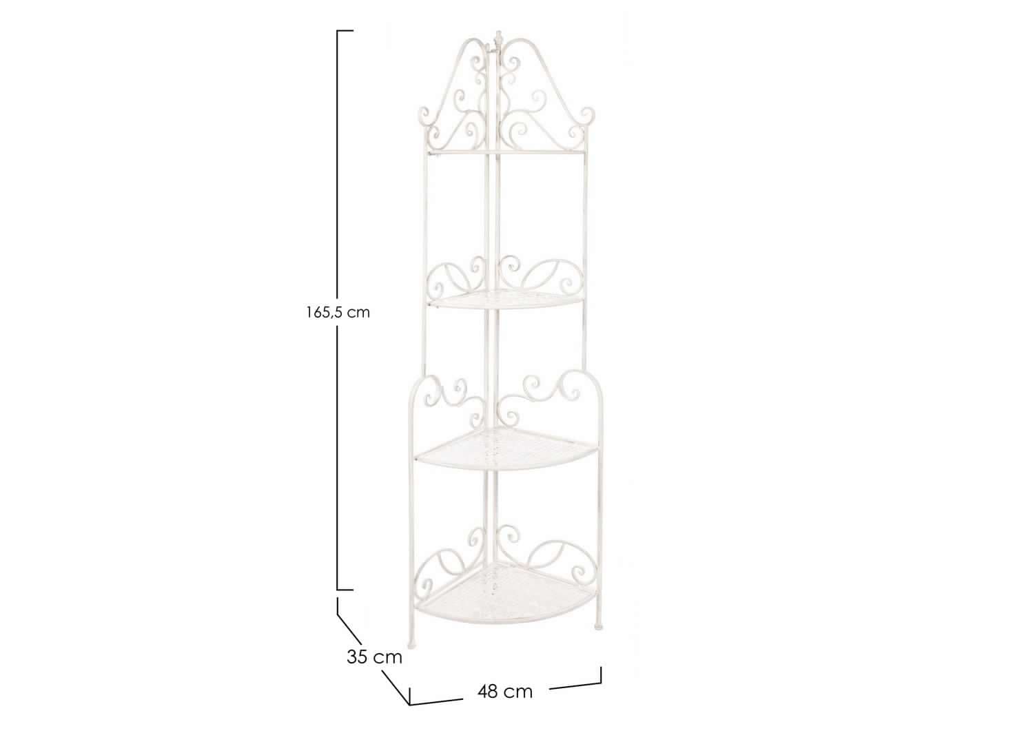 Angoliera "Emily" porta oggetti, mobile per interno in Librerie Decor Space - Altamura, commercioVirtuoso.it