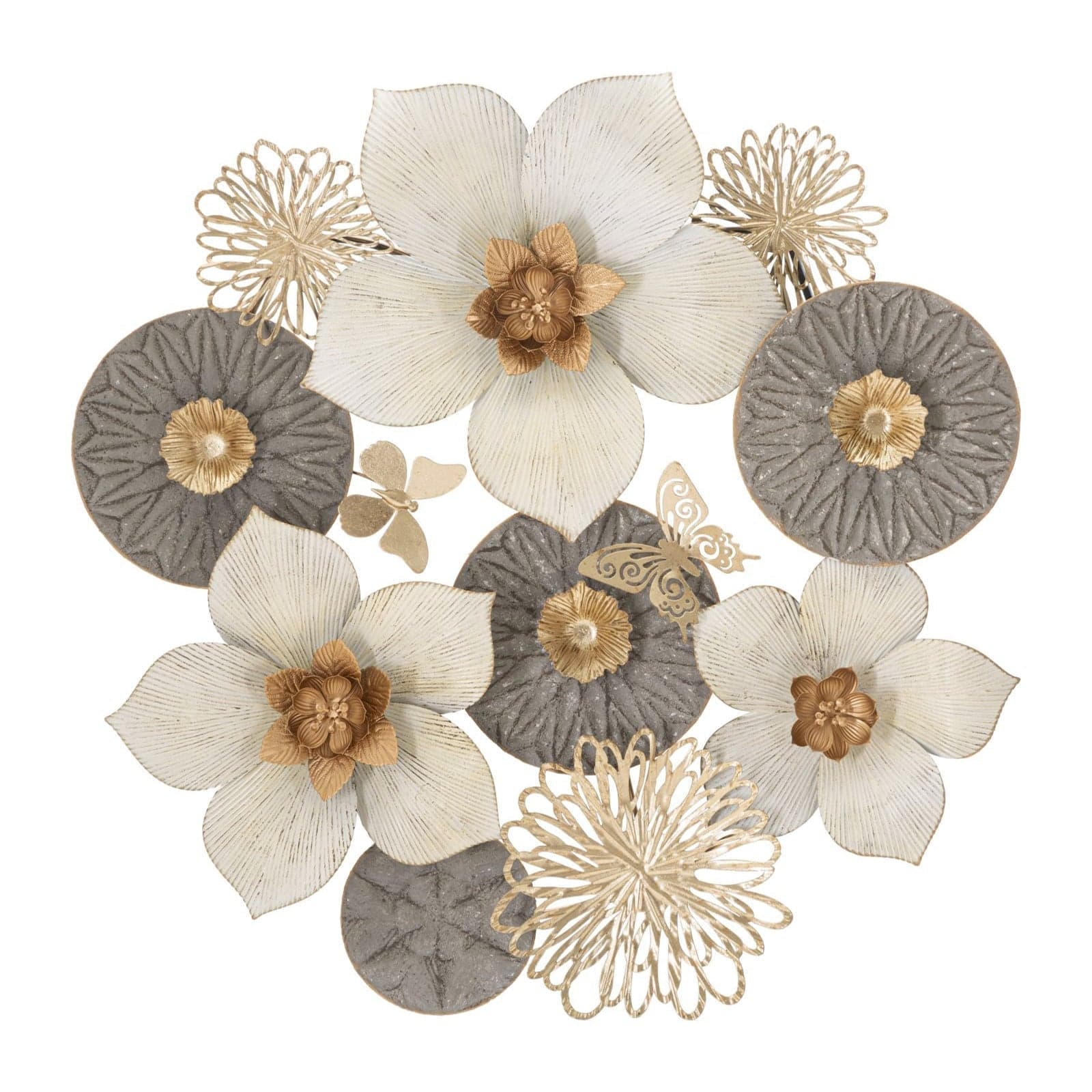 Composizione fiori decorativi Ridy in ferro per decorazioni ambienti