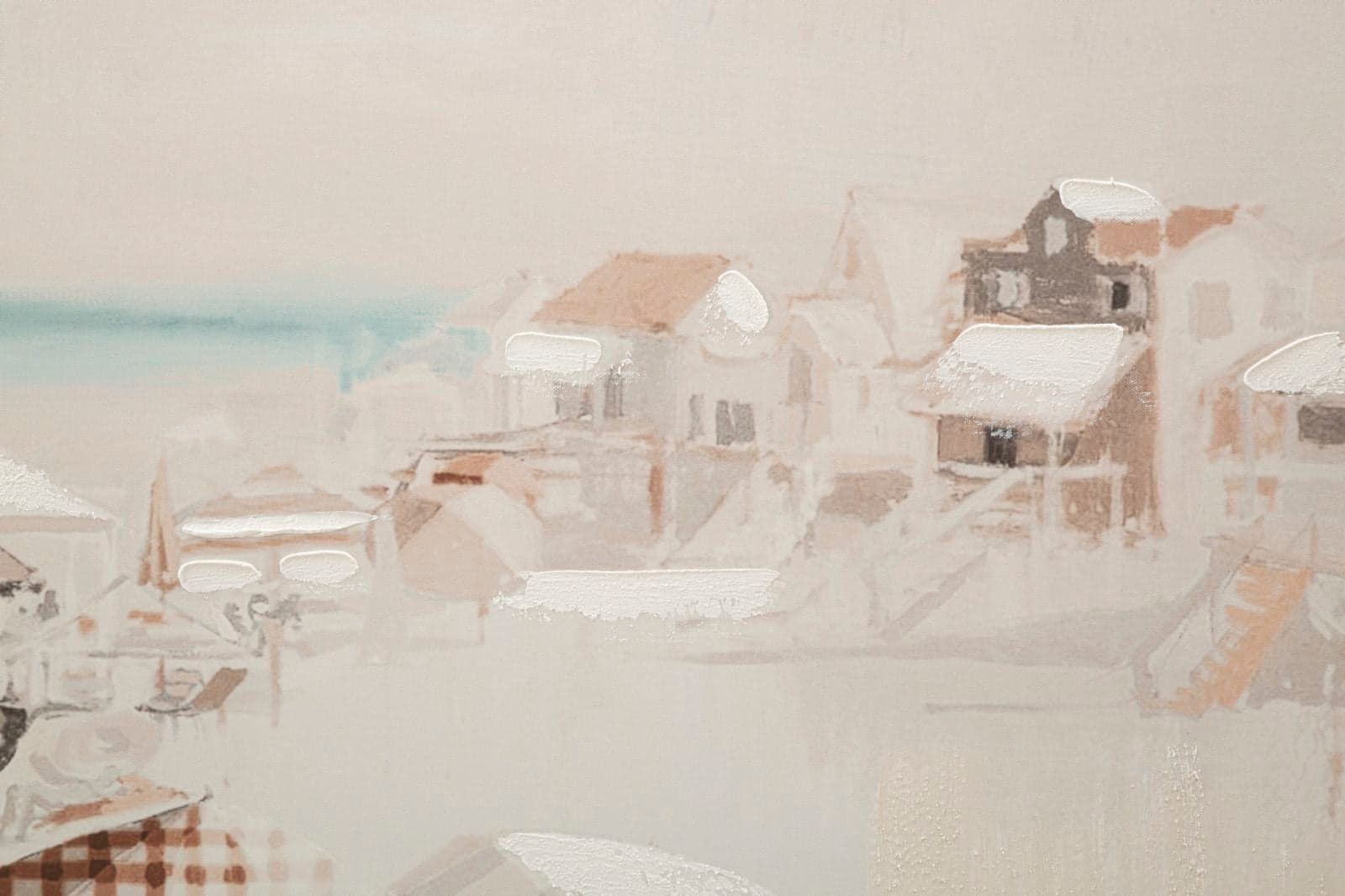 Stampa su tela spiaggia con telaio in legno per decorazioni ambienti in Poster e stampe Decor Space - Altamura, commercioVirtuoso.it