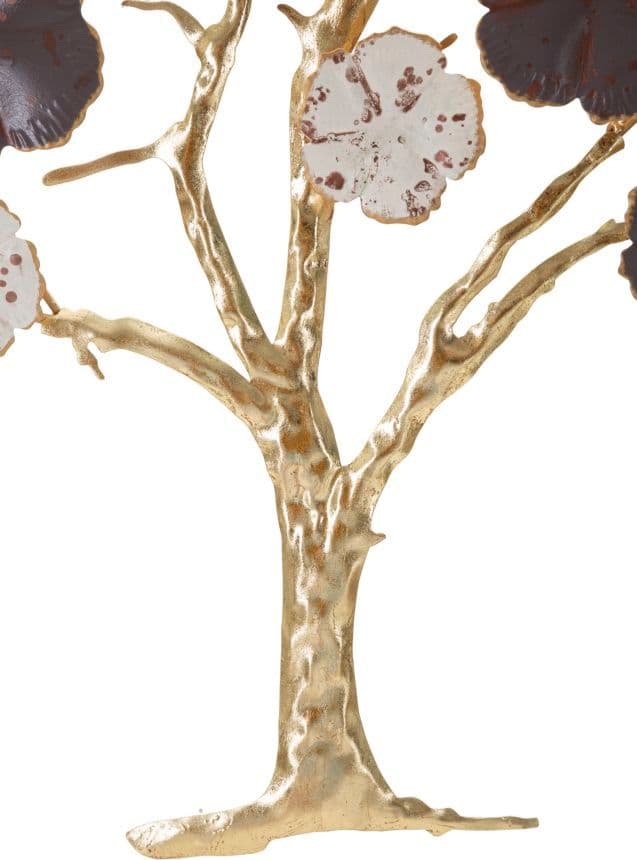 Pannello decorativo albero fiorito in ferro per decorazioni ambienti in Sculture a parete Decor Space - Altamura, commercioVirtuoso.it