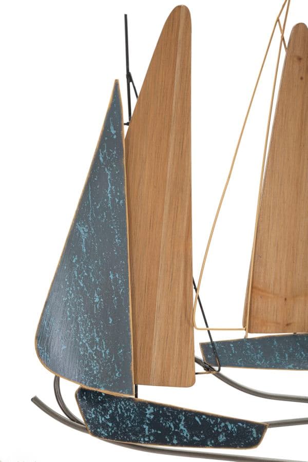 Pannello decorativo regata barche a vela in ferro per decorazioni ambienti in Sculture a parete Decor Space - Altamura, commercioVirtuoso.it