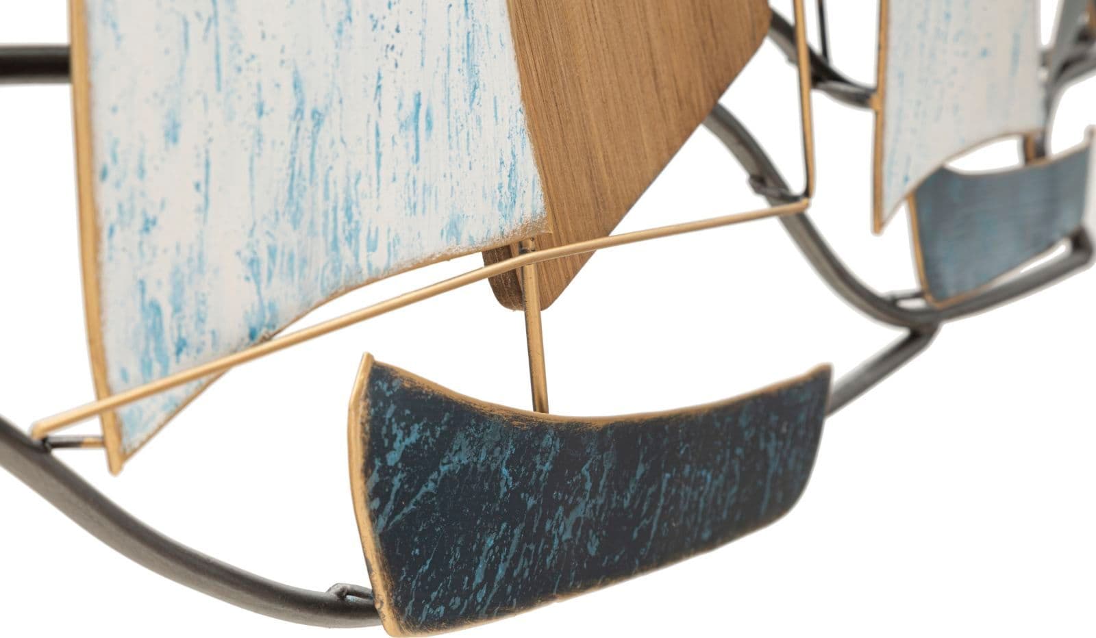 Pannello decorativo regata barche a vela in ferro per decorazioni ambienti in Sculture a parete Decor Space - Altamura, commercioVirtuoso.it