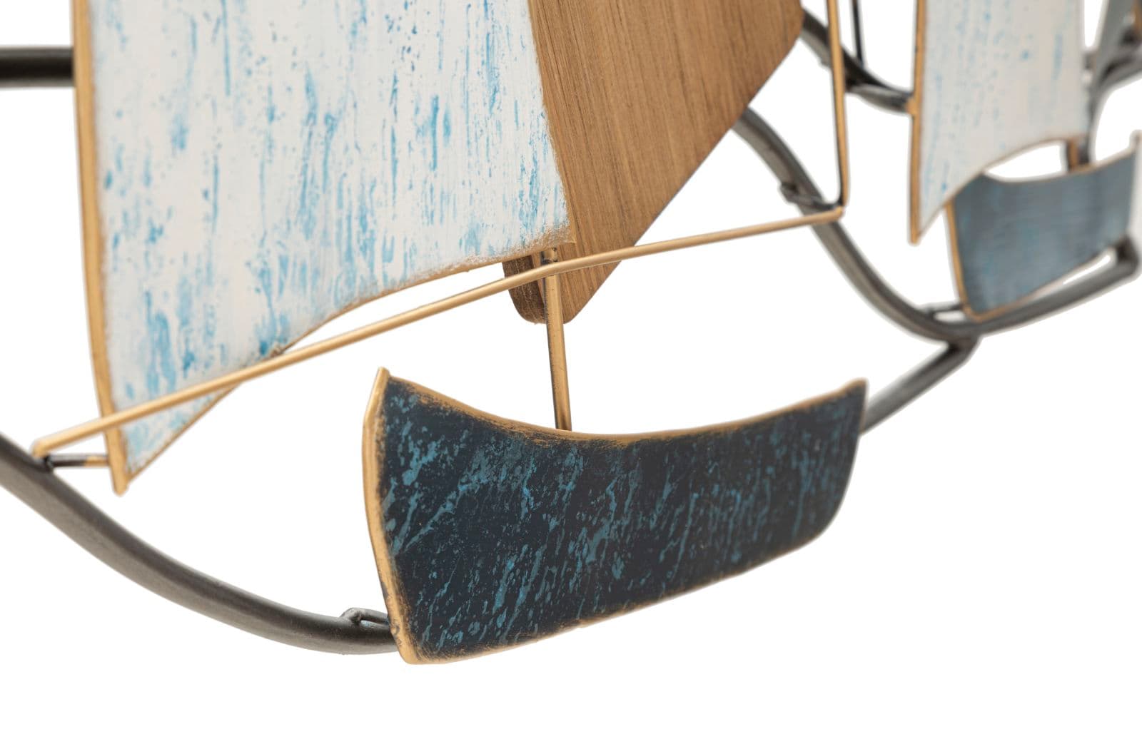 Pannello decorativo regata barche a vela in ferro per decorazioni ambienti in Sculture a parete Decor Space - Altamura, commercioVirtuoso.it