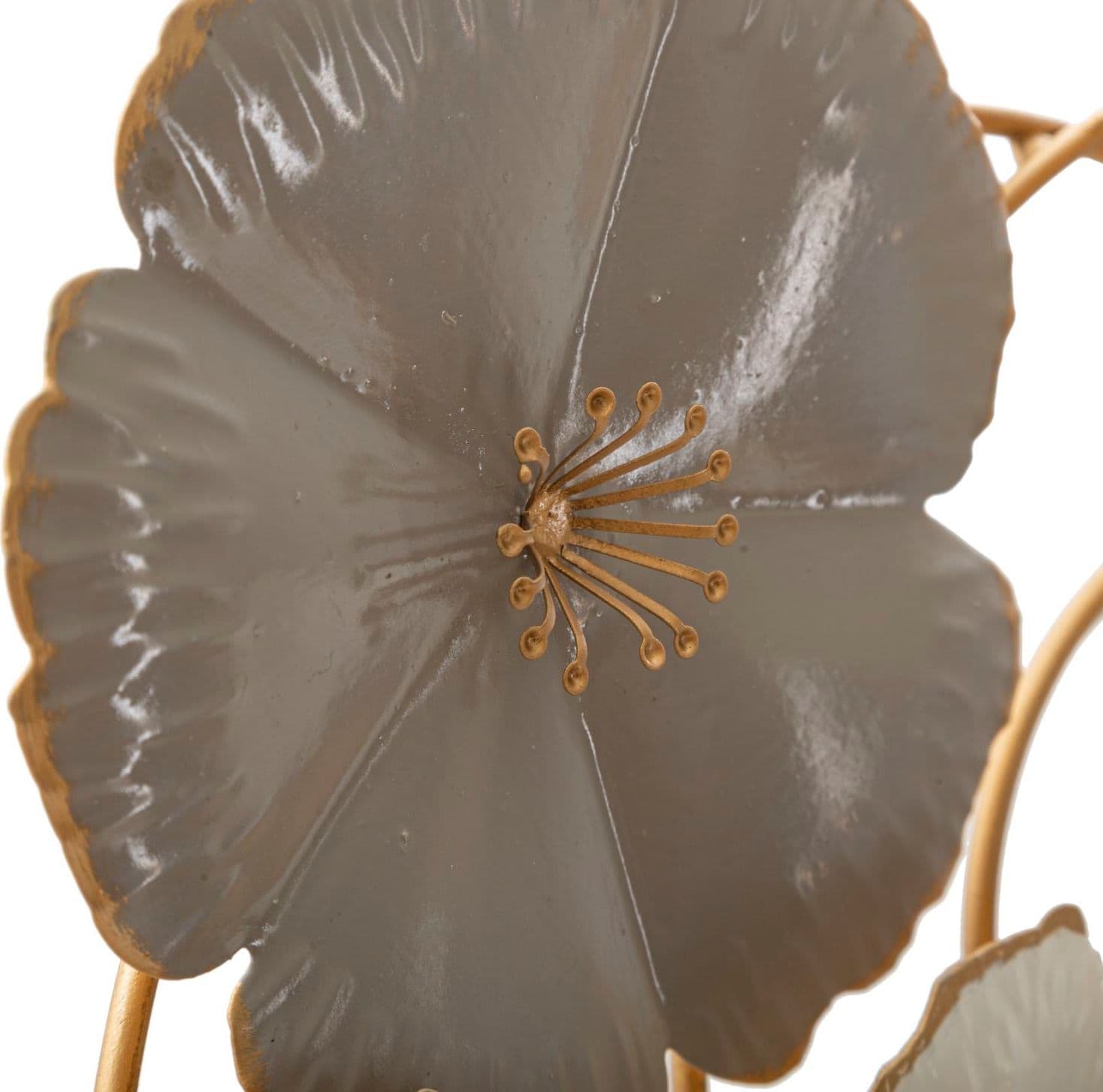 Pannello decorativo vortice di fiori in ferro per decorazioni ambienti in Sculture a parete Decor Space - Altamura, commercioVirtuoso.it
