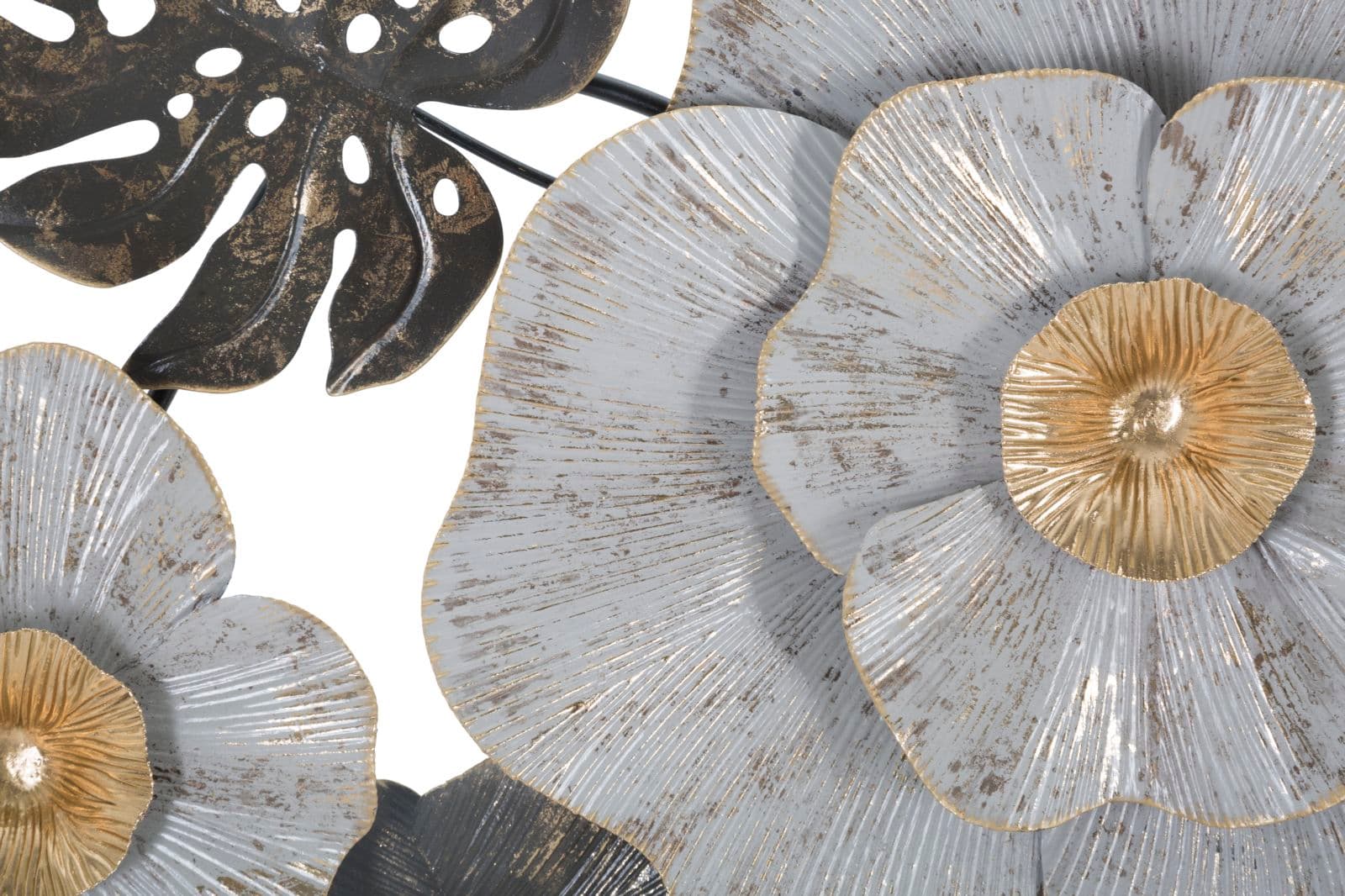 Composizione floreale decorativa Edy in ferro per decorazioni ambienti in Sculture a parete Decor Space - Altamura, commercioVirtuoso.it